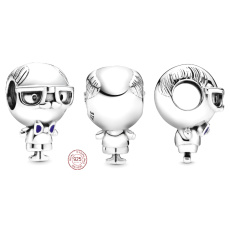 Prívesok Striebro 925 Dedko - pán Múdry, korálik pre náramok rodina