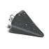 Zlatý kameň modrý Avanturín kyvadlo 2,2 cm, kameň ambícií