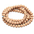 Lotus Bodhi Mala, prírodný lotosový náhrdelník 108 + 6 buddhistických modlitebných korálikov 9,5 mm - mier, požehnanie
