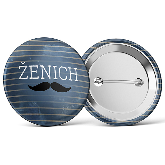 Nekupto Odznak Ženích 5,5 cm