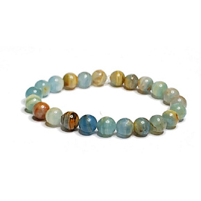 Kalcit multi argentínsky náramok elastický prírodný kameň, korálik 8 mm / 16 - 17 cm, kameň intuície Kalcit multi argentínsky náramok elastický prírodný kameň, korálik 8 mm / 16 - 17 cm, kameň intuície