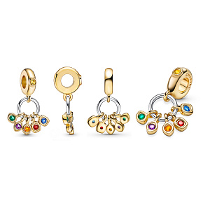 Prívesok zo striebra 925 Marvel The Avengers, Infinity Stones - Infinity Gems, prívesok na náramok