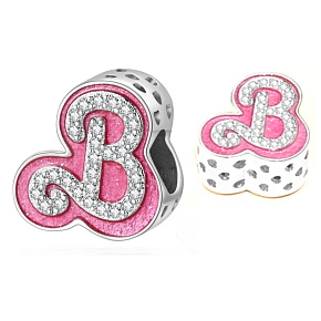 Prívesok Striebro 925 Barbie, korálik na náramku film Prívesok Striebro 925 Barbie, korálik na náramku film