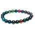 Heliotrop / Bloodstone náramok elastický prírodný kameň, guľôčka 8 mm / 16 -17 cm, kameň odvahy