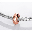 Prívesok Striebro 925 Stopper stopper pink, korálik na náramok