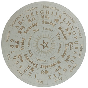 Drevená kyvadlová hracia doska s mesačnou hviezdou 25 cm Drevená kyvadlová hracia doska s mesačnou hviezdou 25 cm