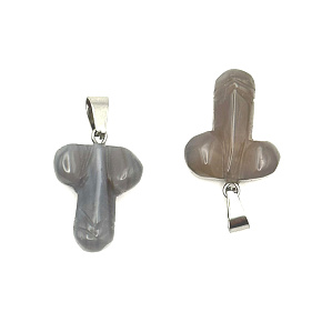 Achátový penis pre šťastie, prívesok prírodný kameň ručne brúsený cca 11 x 22 mm Achátový penis pre šťastie, prívesok prírodný kameň ručne brúsený cca 11 x 22 mm