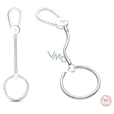 Strieborný prívesok serpentínová kabelka Strieborný prívesok serpentínová kabelka