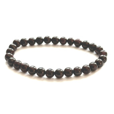 Granát červený náramek elastický, kulička 6 mm / 16 - 17 cm kvalita A, kámen ohně, lásky Granát červený náramek elastický, kulička 6 mm / 16 - 17 cm kvalita A, kámen ohně, lásky