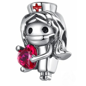 Prívesok Striebro 925 Sestra, korálik na náramku