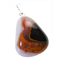 Sardonyx Troml prívesok prírodný kameň M, cca 2,5 cm, kameň šťastia a životnej sily