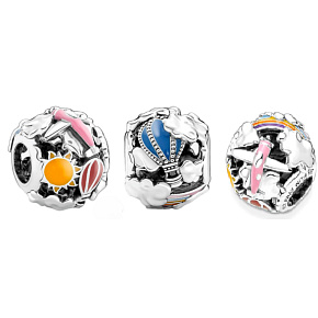 Prívesok Striebro 925 Magical Summer Trips - Fly away with me, cestovný náramok korálek