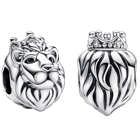 Striebro 925 Royal Lion, korálik na náramku symbol