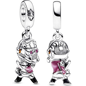 Prívesok Striebro 925 Marvel Guardians of the Galaxy, Star-Lord, korálik na náramku film