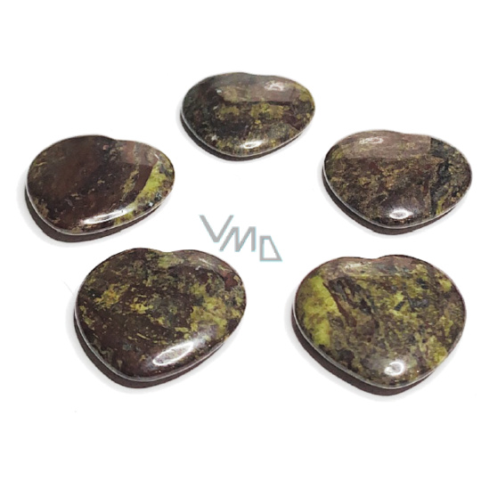 Epidot Hmatka, liečivý prírodný kameň v tvare srdca 3 cm 1 kus, liečivý kameň v tvare srdca Epidot Hmatka, liečivý prírodný kameň v tvare srdca 3 cm 1 kus, liečivý kameň v tvare srdca