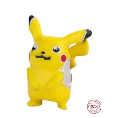 Prívesok Striebro 925 Pokémon Pikachu, korálik na náramku film