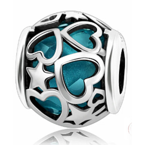 Prívesok Striebro 925 Hviezdne nebo, korálik na náramku vesmír