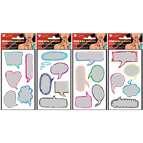 Nálepka prísne tajné zoškrabávacie bubliny 8 x 18,5 cm