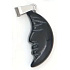 Obsidiánový prívesok Mesiac prírodný kameň, ručne brúsená figúrka 2,2 x 10 mm, kameň spásy