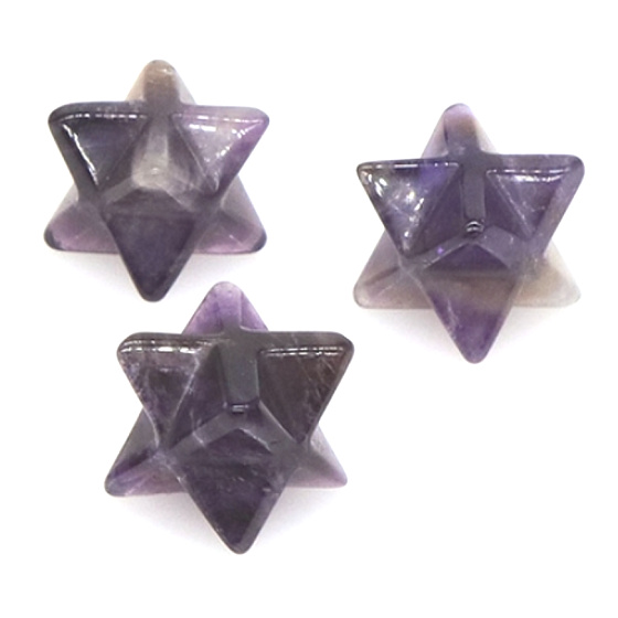 Ametyst merkaba hmatka prírodný kameň 13 mm, kameň kráľov a biskupov