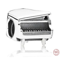 Prívesok Striebro 925 Piano, korálky na náramku, záujmy