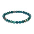 Heliotrop / Bloodstone náramok elastický prírodný kameň, guľôčka 6 mm / 16 -17 cm, kameň odvahy