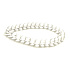 Krištáľový matný náramok elastický prírodný kameň, guľôčka 6 mm / 16 - 17 cm, kamenné kamene