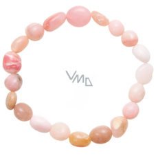 Opál růžový náramek elastický přírodní kámen, troml 8 x 12 mm nepravidelný tvar / 16 - 17 cm, kámen královny, přitažlivosti, ženské intuice a krásy Opál růžový náramek elastický přírodní kámen, troml 8 x 12 mm nepravidelný tvar / 16 - 17 cm, kámen královny, přitažlivosti, ženské intuice a krásy