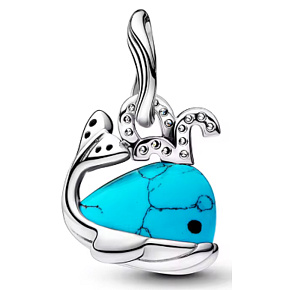 Charm Verlyba tyrkysově zbarvená, přívěsek na náramek moře Charm Verlyba tyrkysově zbarvená, přívěsek na náramek moře