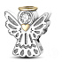 Striebro 925 Anjel, korálik na náramku symbol
