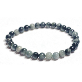 Pietersit / Orlie oko náramok elastický prírodný kameň, guľôčka 6 mm / 16 - 17 cm, kameň s búrkovými prvkami Pietersit / Orlie oko náramok elastický prírodný kameň, guľôčka 6 mm / 16 - 17 cm, kameň s búrkovými prvkami