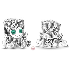 Prívesok Striebro 925 Roztomilý stromový tvor korálek na náramku film