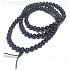 108 Mala náhrdelník Ebenový prírodný tibetský budhistický modlitebný kruh, korálky so šiestimi znakmi mantry, 8 mm