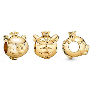 Šarm Striebro 925 Tiger je tretie zviera v 12-ročnom cykle čínskych znamení zverokruhu, korálik na náramok Šarm Striebro 925 Tiger je tretie zviera v 12-ročnom cykle čínskych znamení zverokruhu, korálik na náramok