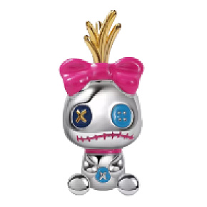 Charm Disney Lilo & Stitch - Scrump, korálik na náramok