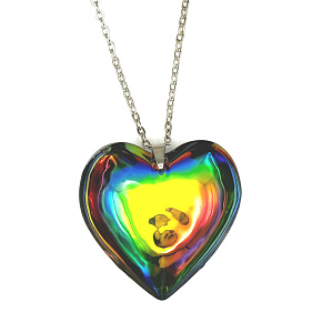 Aurazářič Magické srdce, nie som len šperk 3D 5,5 x 5,5 cm