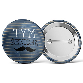 Nekupto Placka Tím ženícha 5,5 cm