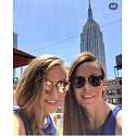 Charm USA - Empire State Building, cestovný náramok s príveskom