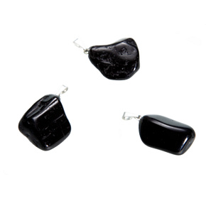 Turmalín / Skoryl Troml prívesok prírodný kameň, 2,2-3 cm, 1 kus, strážca dobrej nálady