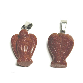 Zlatý prívesok anjel strážny 2 - 2,2 cm, kameň ambície Zlatý prívesok anjel strážny 2 - 2,2 cm, kameň ambície