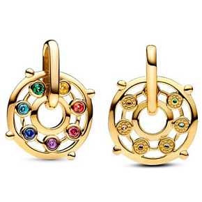 Šarm Striebro 925 Chakra - Mini medailón, symbol prívesok