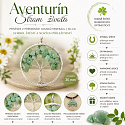 Aventurín – Strom života | Prívesok z prírodných kúskov minerálu | 30 mm | Symbol šťastia a nových príležitostí