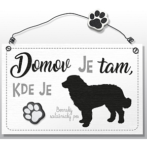 Drevená tabuľka Nekupto Pets Lamb 155 x 98 x 5 mm