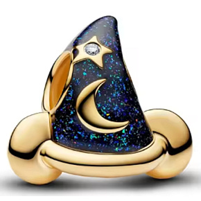 Charm Přívěsek plný magie pozlaceno, korálek na náramek symbol