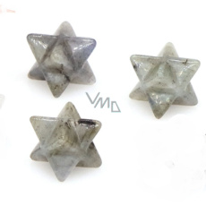 Labradorit merkaba hmatka prírodný kameň 13 mm, kameň premeny Labradorit merkaba hmatka prírodný kameň 13 mm, kameň premeny