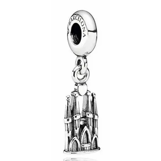 Charm Barcelona La Sagrada Familia, cestovný náramok prívesok