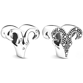 Prívesok Striebro 925 Znamenie zverokruhu Trblietavý Baran, korálik na náramok