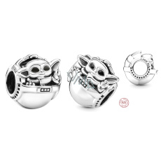 Prívesok Striebro 925 Marvel Star Wars Grogu , korálik na náramok