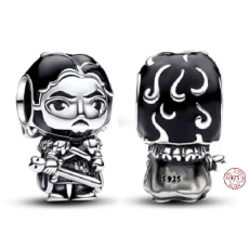 Prívesok Striebro 925 Hra o tróny Joh Snow, náramok korálek, film