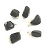 Obsidián čierny Trommel príves prírodný kameň S, cca 2 - 2,5 cm, záchranný kameň